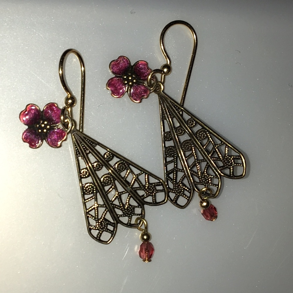 pretty vintage drop earrings